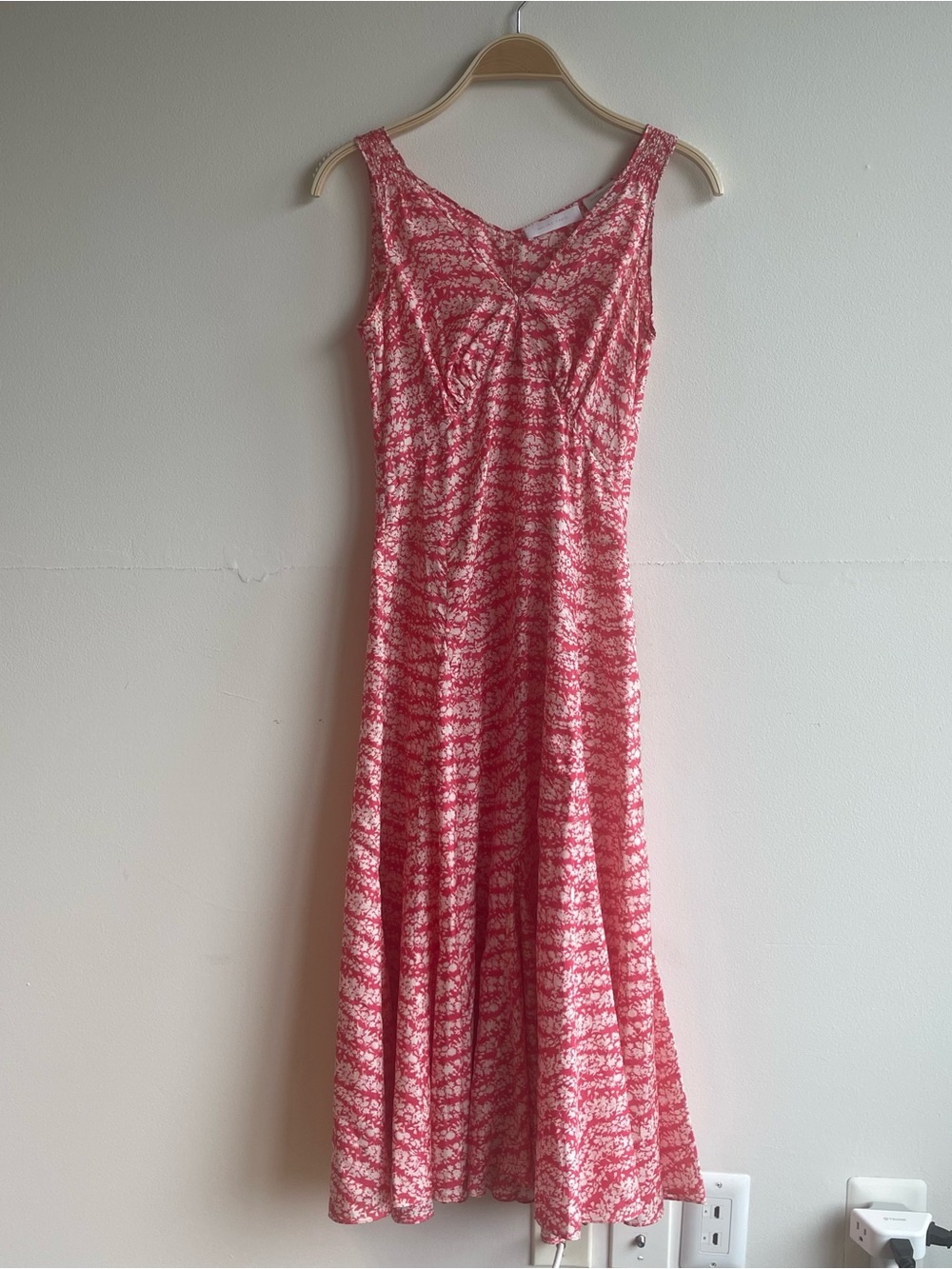 Y2K Nicole Farhi Silk Floral Slip Dress